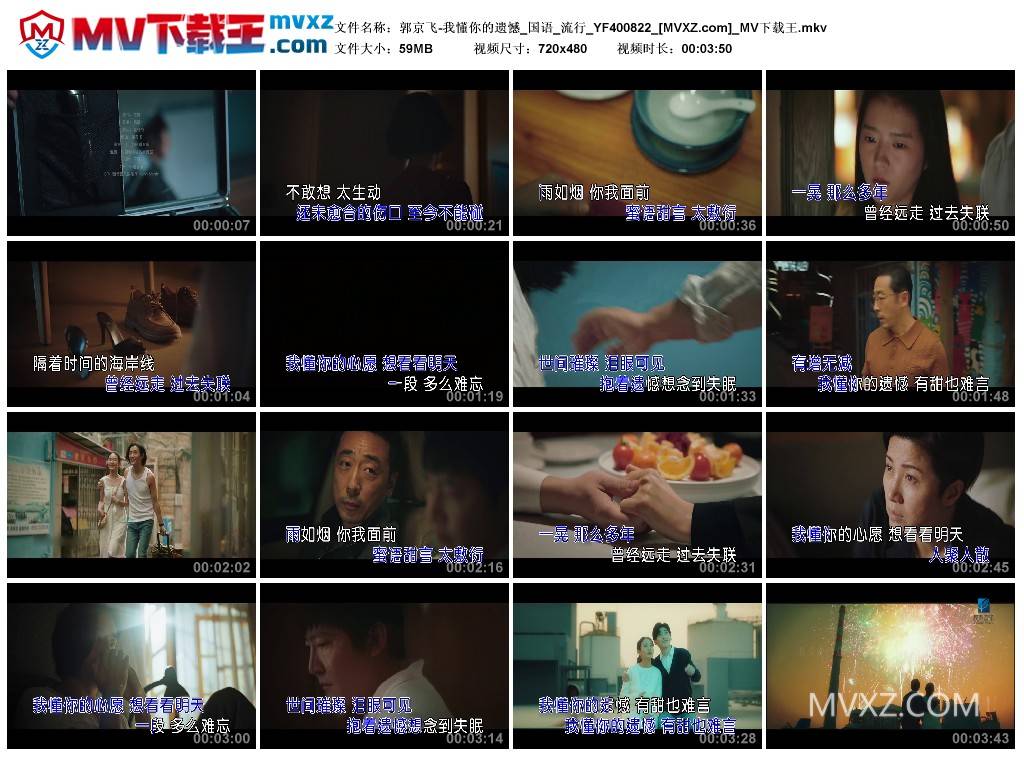 郭京飞-我懂你的遗憾_国语_流行_YF400822